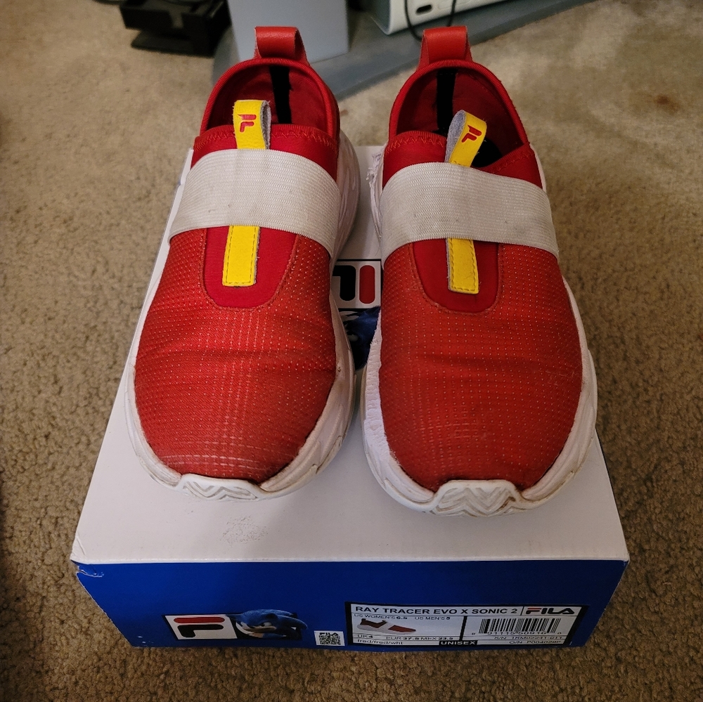 FILA Ray Tracer Evo X Sonic 2 Shoes HARD TO FIND
